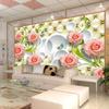 Custom Any Size Photo Wallpaper 3d Wall Decor For Living Room Modern Simple And Stylish 3d Rose Flower Wall Mural