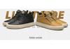 Men's Autumn Invisible Height-Boost 8cm Breathable Cowhide 6-Hole Mid-Top Shoes, British Style Sports Casual Board Sneakers