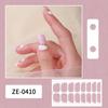 Manikür fransız tırnak yama oje üzerine basın şeritler DIY Nail Art çıkartması kadın kızlar