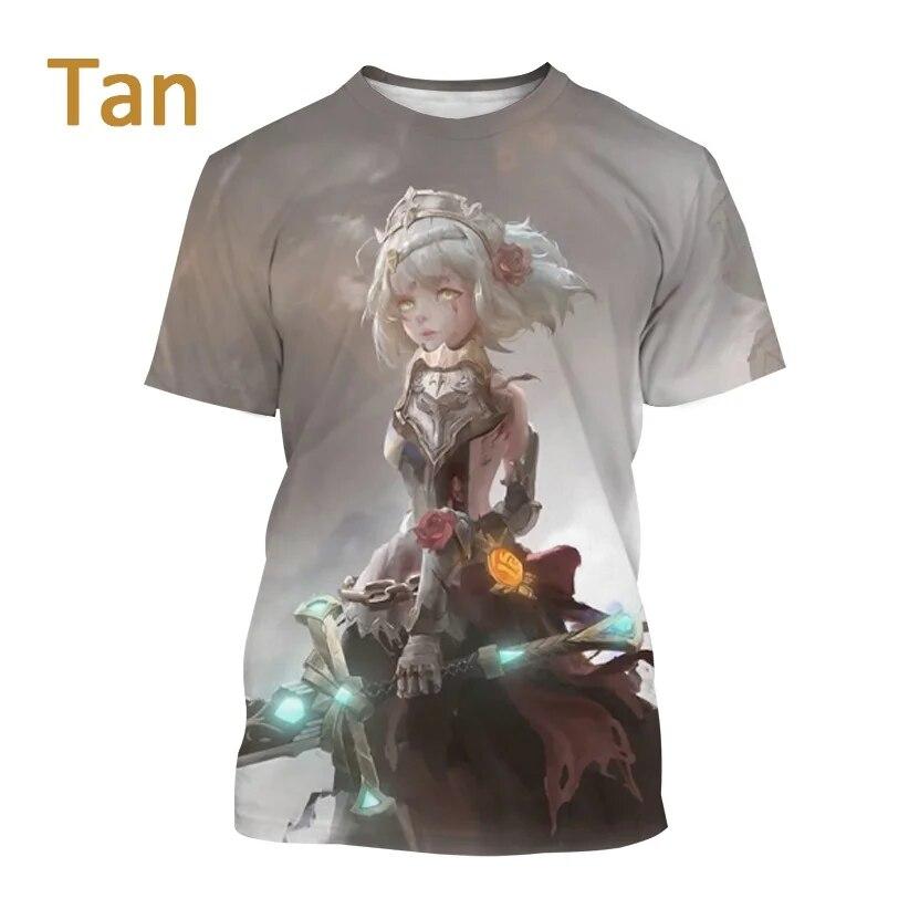 

Genshin Impact 3d футболка с принтом аниме личность круглый вырез унисекс Повседневная мода топ с короткими рукавами XXS