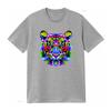 Tiger Face Neon T Shirt Wild Life Animal Rave Music Unisexs Vintage Washed Soft Fashion Comfortable Stylish Slightly