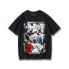 Neon Genesis Evangelion Unit01 Ikari 01 Lila Unisexga Druck Schwarzes T-Shirt 2026 Sommer Oversized Anime Grafik-T-Shirt Für Unisex Unisex