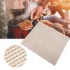 Reusable Non  sticky BBQ Grill Roast Mat Pad Cooking Baking  Outdoor Picnic Fry Cooking (Brown)