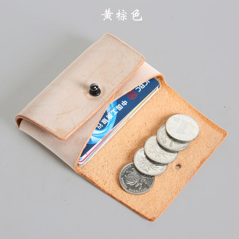 Vintage Envelope Style Sleeve Coin Purs  Purse with Coin Purse  Leather Coin Purse