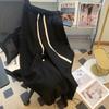 Women's Sweatpants Elastic Waist Wide-Leg Drawstring Pants Sports Jogging Trousers