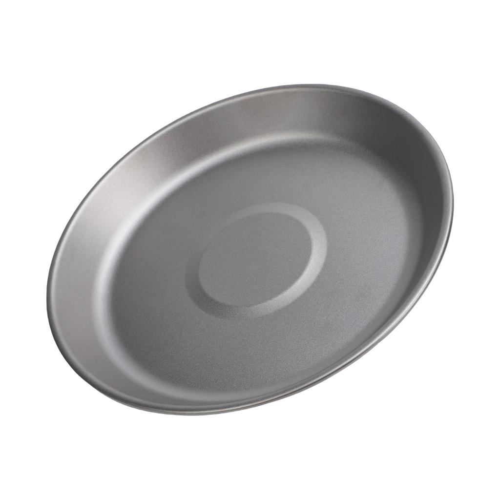 Camping Plate Camping Plates for Camping Survival Cooking BBQ Backpacking Ti Alloy 300ml Outdoor Dishes