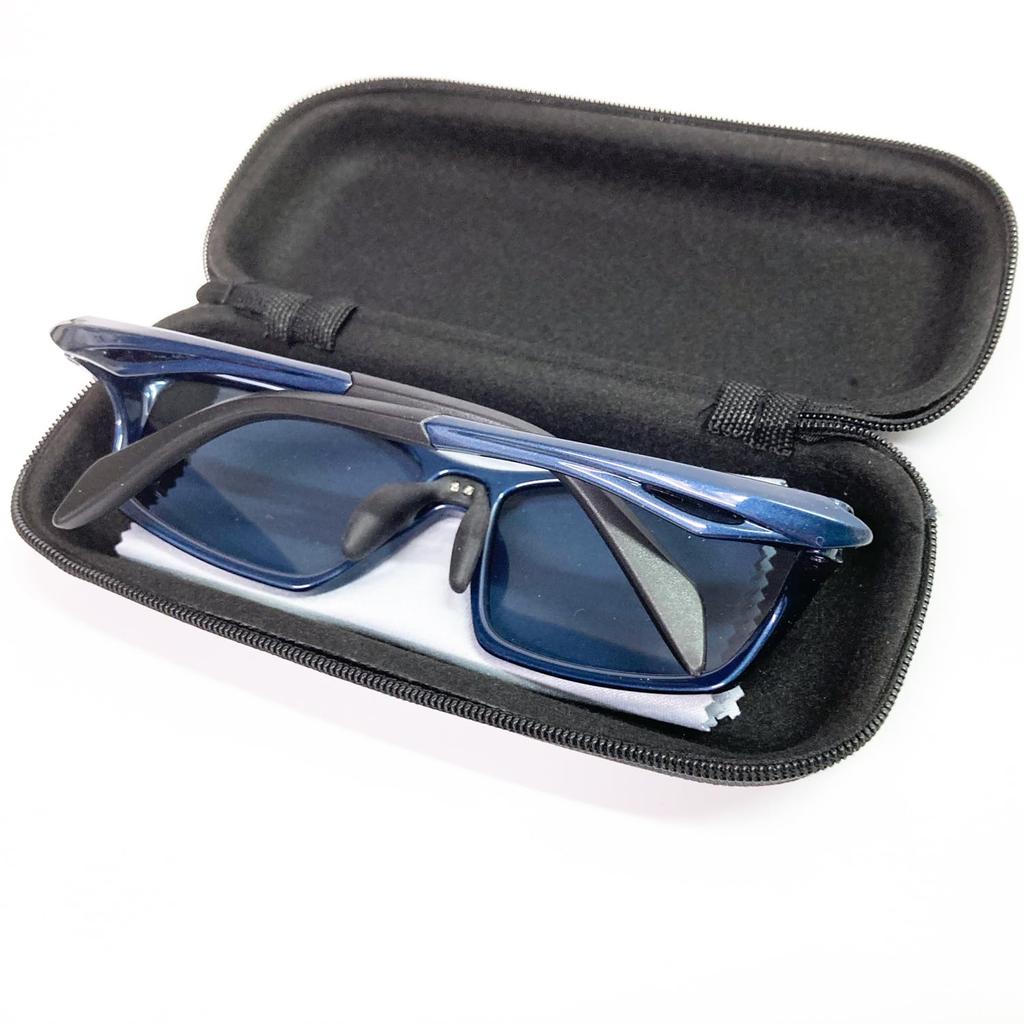 Megane Style EYEMAGIC SPORTS Sports Sunglasses, Square, Full-Rim, Lightweight, Non-Prescription, Fashionable, Colored Lenses, UV Protection,