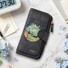 Retro Wallet with Camping Pattern 