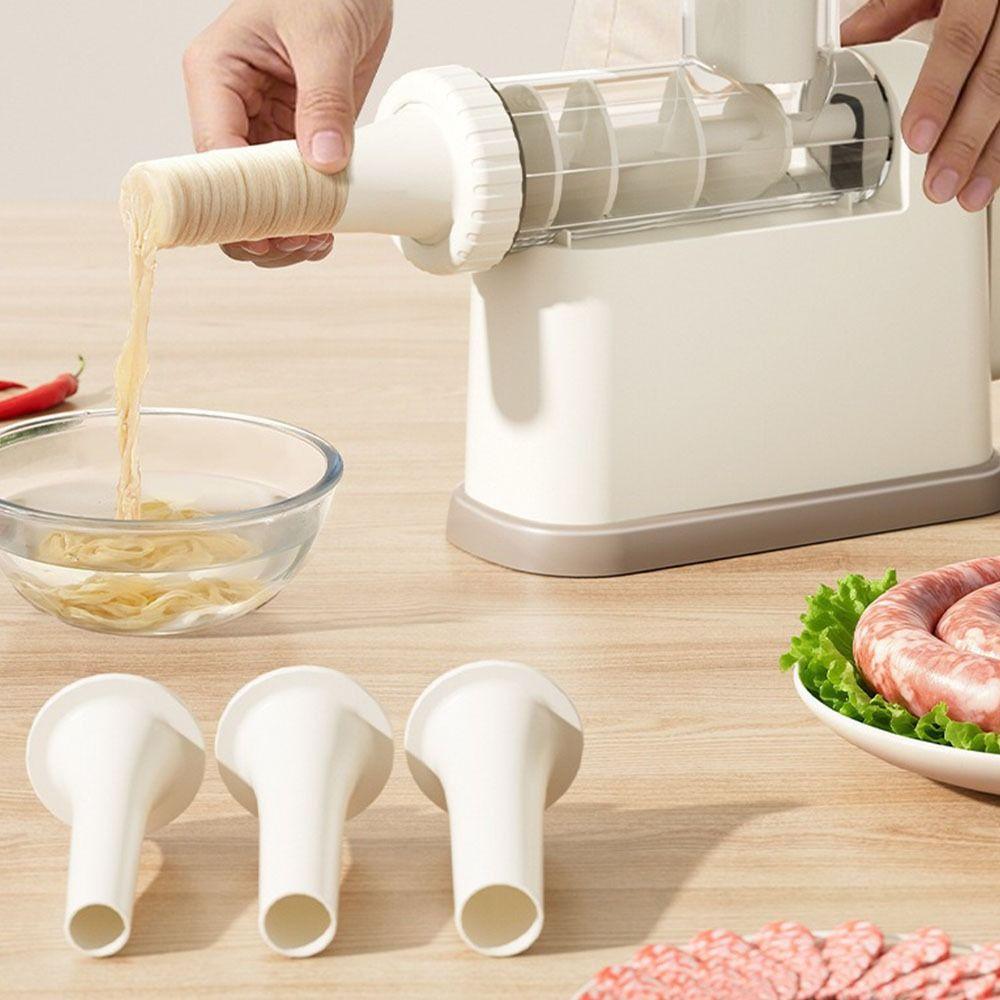 Manual Operation Sausage Making Tool Large Capacity with 3 Filling Nozzles Stuffing Machine Fast Filling Homemade Design