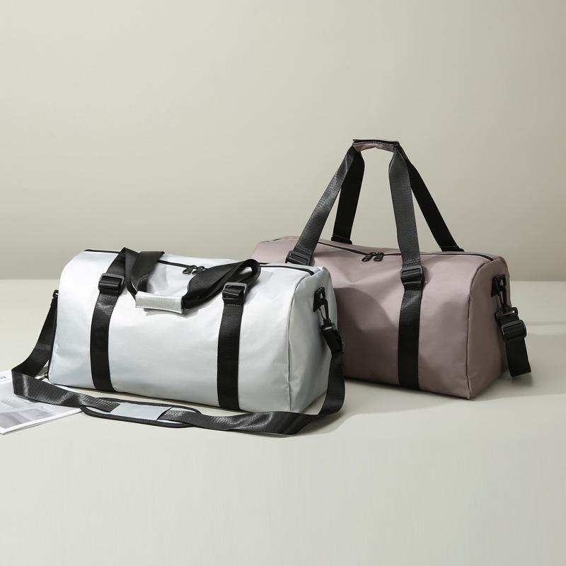 Large Capacity Gym Duffel: Handheld, Shoulder, Messenger, Leisure & Sports Bag with Printed Logo