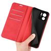 Magnetische selbstabsorbierende Flip-Hülle für Motorola Edge 40 5G PU-Leder Hautgefühl Brieftasche Ständer Handyhülle