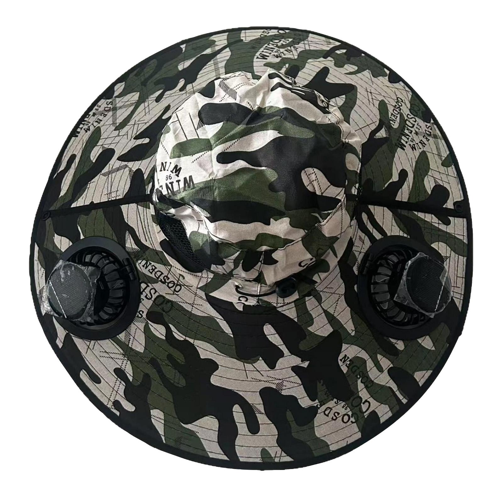Solar Fan Hat Ultralight Wide Hat With One Size