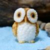 Mini figurine de hibou en résine, ornement miniature pour terrarium, bonsaï, micro-paysage, jardin féérique, décoration de gâteau