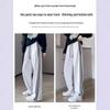 2025 New Spring Casual Girls' Sweatpants - Junior & High School, Loose Straight-Leg Wide Pants