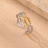 Stainless Steel Shell Starfish Open Ring for Women Exquisite Gold Silver Color Ring Casual Ocean Element Versatile Jewelry Gift