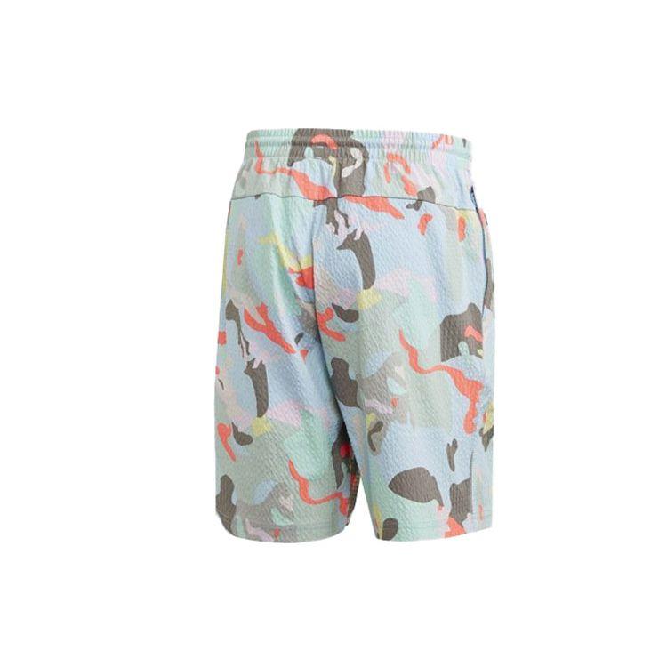 Adidas Originals Trefoil All-Over Print Shorts with Drawstring and Regular Fit Men Shorts Floral FM2244