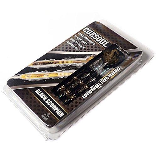Black Scorpion CUESOUL 16g Brass Soft Tip Darts (Set of 3), Stylish Scorpion Design (HX-ST-B2303)