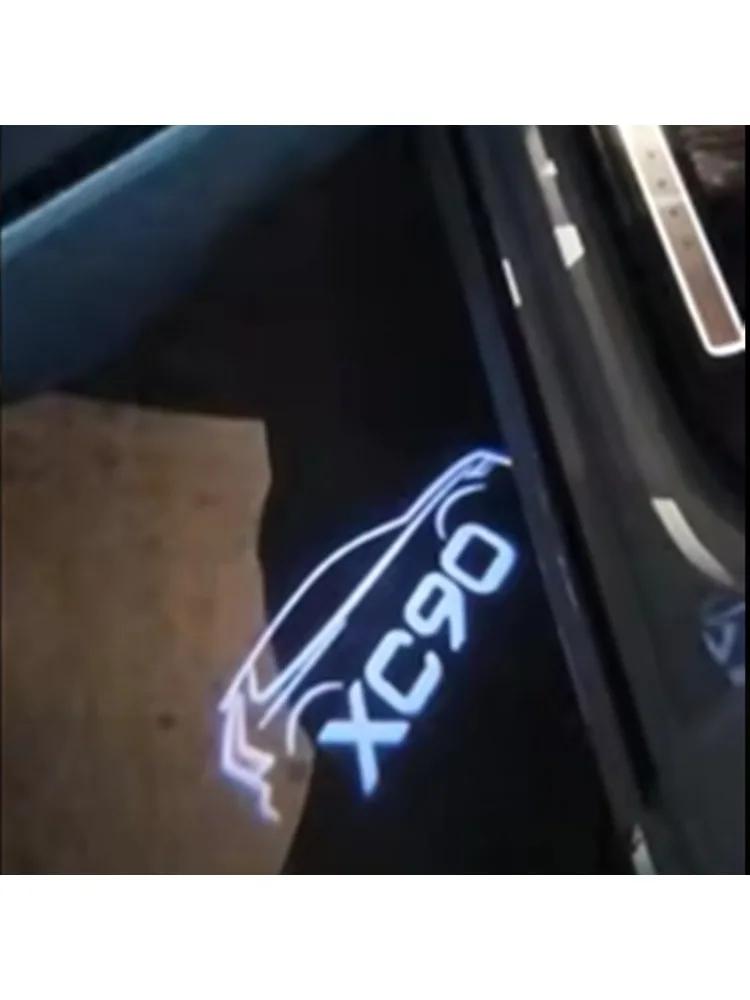 LED HD Logo For VOLVO Polestar 1 2 V60 XC40 Car Door Light Projector Ghost KYTR3 Shadow Laser Welcome Light Courtesy Atmosphere Lamps