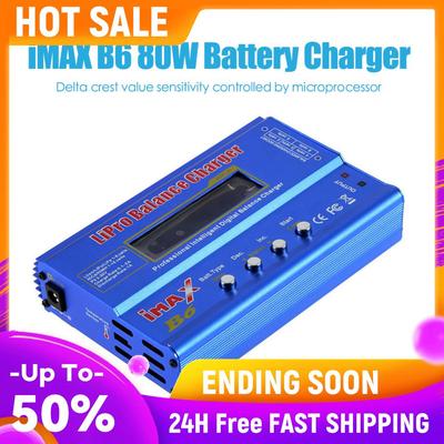 Carregador de modelo de aeronave IMAX B6 AC/DC Balance Discharger LCD Display Dispaly Discharge Power 5W 18V 6A para bateria LiPo NiMH NiCd LiFe Pb