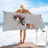 Shadow The Hedgehog Beach Towel Soft Microfiber Quick Dry Absorbent Quick Towels For Mountain Climbing