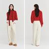 Semir Women's Spring Pleated Elastic Waist Wide-Leg Casual Pants