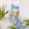 Portable 600ml Large Capacity Water Bottles Clear Leak Proof Travel Kettle Plastic Lightweight Sports Water Cup Outdoor Sports