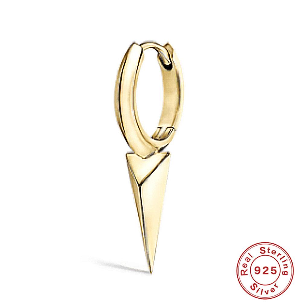 S925 Sterling Silver Ins Versatile Shell Pearl Malachite Dagger Earrings Summer Creative Non-Collision Earrings