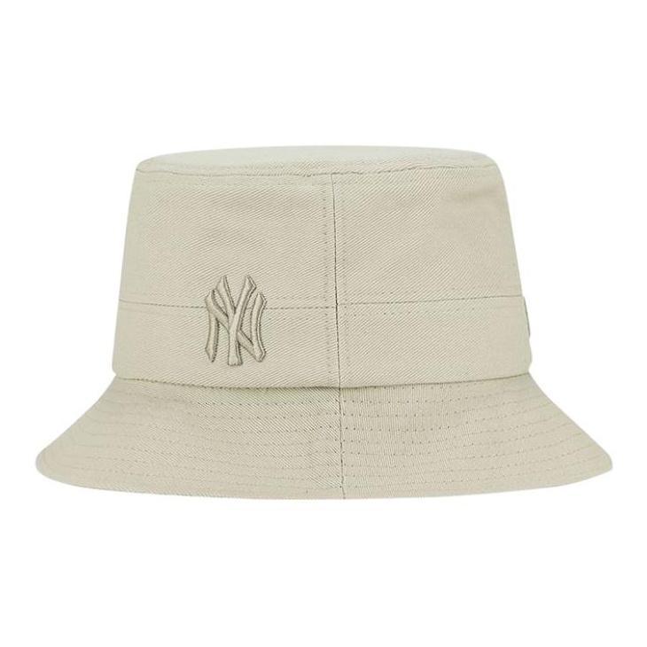 Хлопковые панамы MLB Унисекс Бежевые Модные 32CPHE011-50B 59