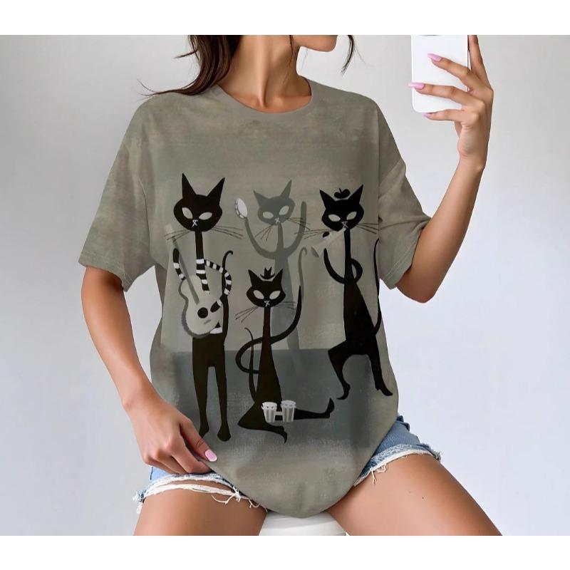 

Женская Модная Повседневная Универсальная Высококачественная Удобная Легкая Футболка с Коротким Рукавом и Круглым Вырезом M