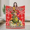Pun Mein Swampf S-shreks Blanket  Super Warm Novelty Plush Throw Blanket For Outdoor Travel Office Flannel Bedspread Bed Cover