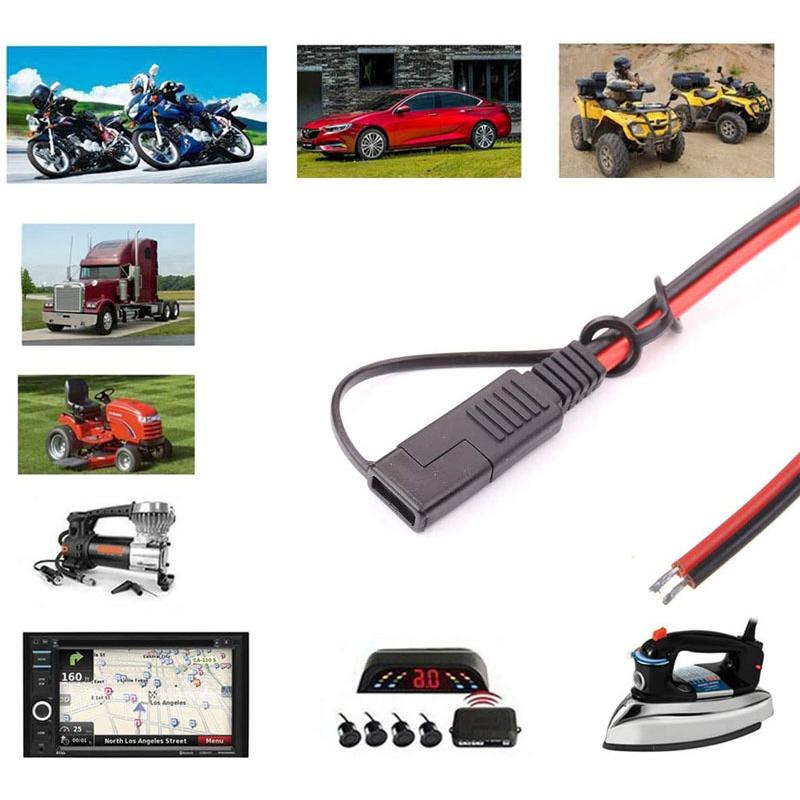 Sae Connector Extension Cable Sae Quick Connector Disconnect Plug Sae Power Automotive Solar Panel Cable Male Female Plug Wire