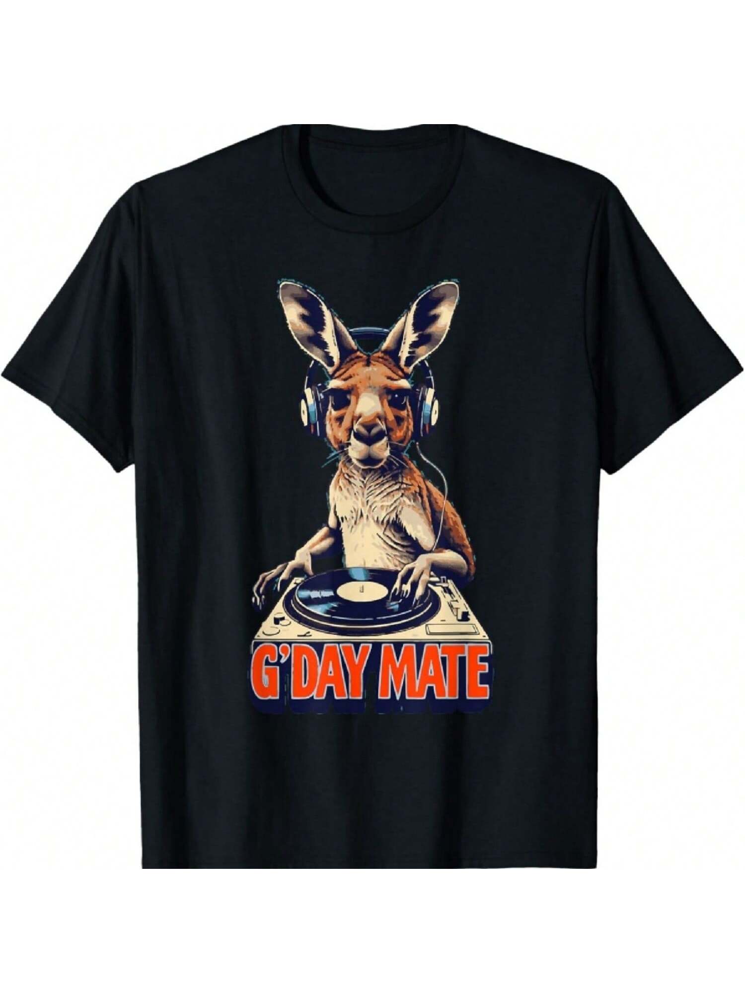 Australia G Day Mate DJ Vinil Funny DJ  Australian T-Shirt S разноцветный