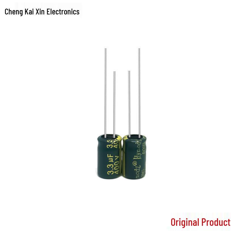 400V 3.3UF High-Frequency Aluminum Electrolytic Capacitor - Original, Authentic, Available In Large Quantities