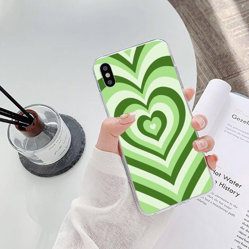 Latte Love Kaffee Herz Handyhülle Für IPhone 14 13 12 11 XS X 8 7 6 Plus Mini Pro Max SE 2022 Weiche Transparente Handyhülle