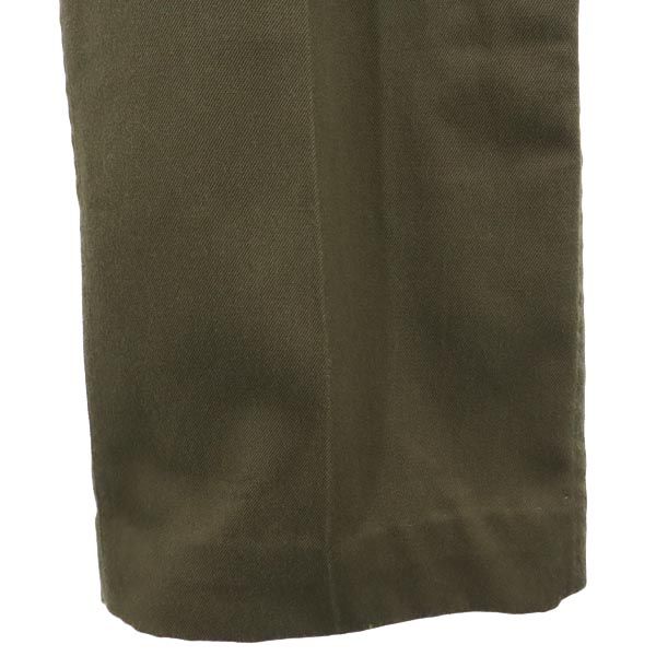 Austrian Army military cargo pants Khaki Button fly Big size Men's Used