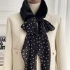 Leopard Print Plush Scarf Necklace - Versatile Retro Y2K Jewelry for Women