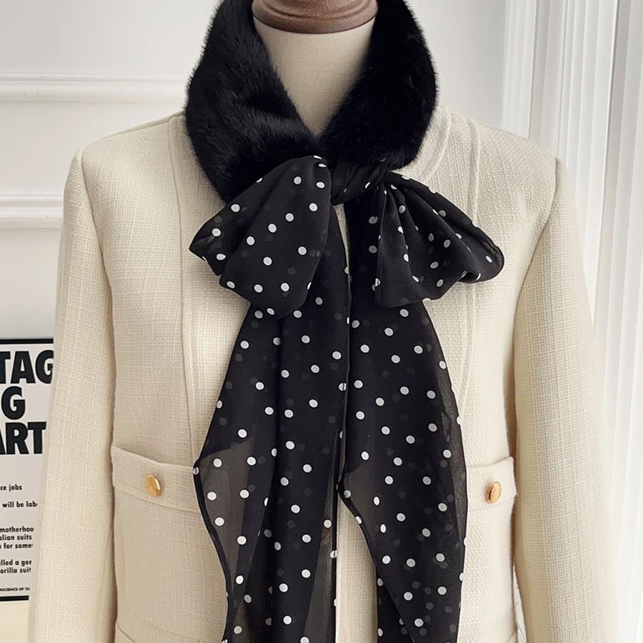 Leopard Print Plush Scarf Necklace - Versatile Retro Y2K Jewelry for Women