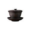 Jianshui Clay Purple Pottery Gaiwan Ceramic Handmade Household Kung Fu Tea Set Tea Bowl Tea Cup Tea Maker Tea Ceremony