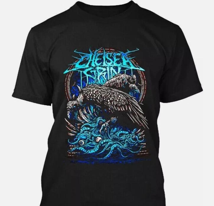 

New Chelsea Grin American Music Retro Black Mens T-Shirt Size S-5XL 3XL