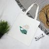 Cartoon canvas bag women's shoulder new student literary printed cloth bag handbag simple large-capacity shopping bag