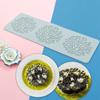 Decoration Chocolate Stencil Cake Decorating Flower Wreath Cake Lace Mold Silicone Mould Lace Mat