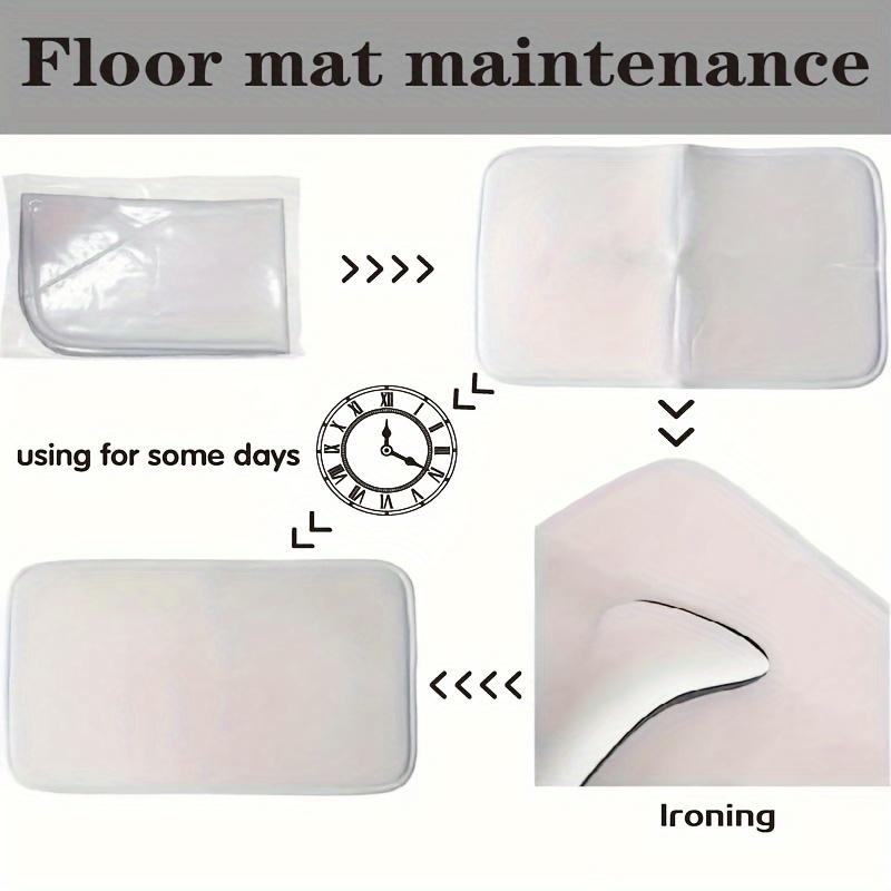 1Pcs Anti Fatigue Kitchen Rugs,  Pink Spring Tulip Print Waterproof Non-Slip Thick Cushioned Kitchen Mat Heavy Duty Comfort Standing Mat for Kitchen