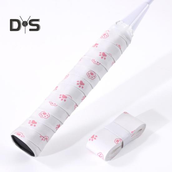 Tennis Racket Grip Tape Precut Dry Feel Tennis Overgrip Tape Sweat Absorbent Racquet Wrap Tape for Tennis Pickleball Badminton