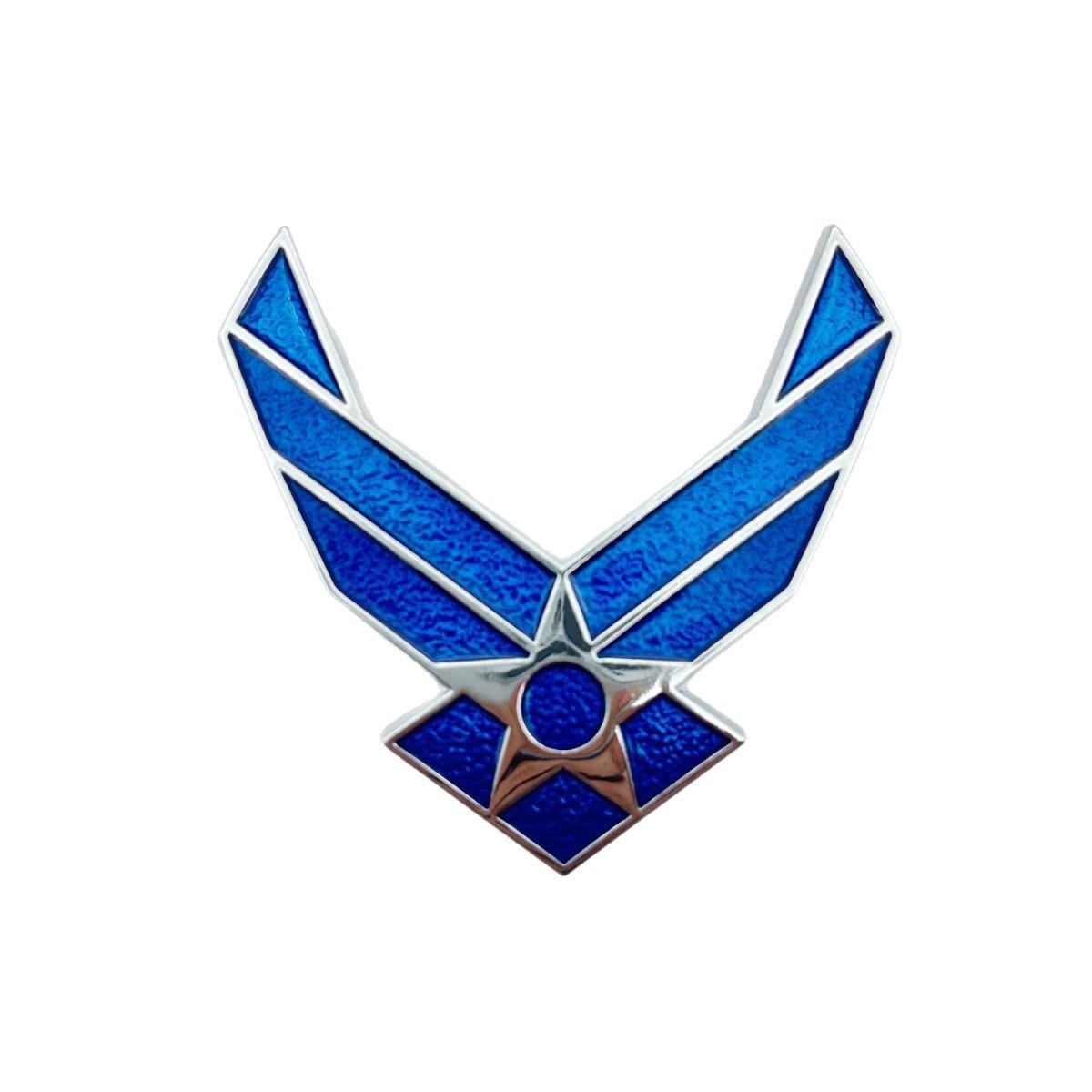 

US Air Force Metal Car Emblem Sticker синий