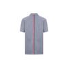 THOM BROWNE Classic Pique Stripe Relaxed Polo Shirt Men's MJP042A-00050-055
