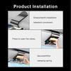 Car Sun Visor Glasses Holder Card Ticket Stainless Storage Clip For Abarth FIAT 500 FR Stilo Doblo Tipo Lancia Musa Grande