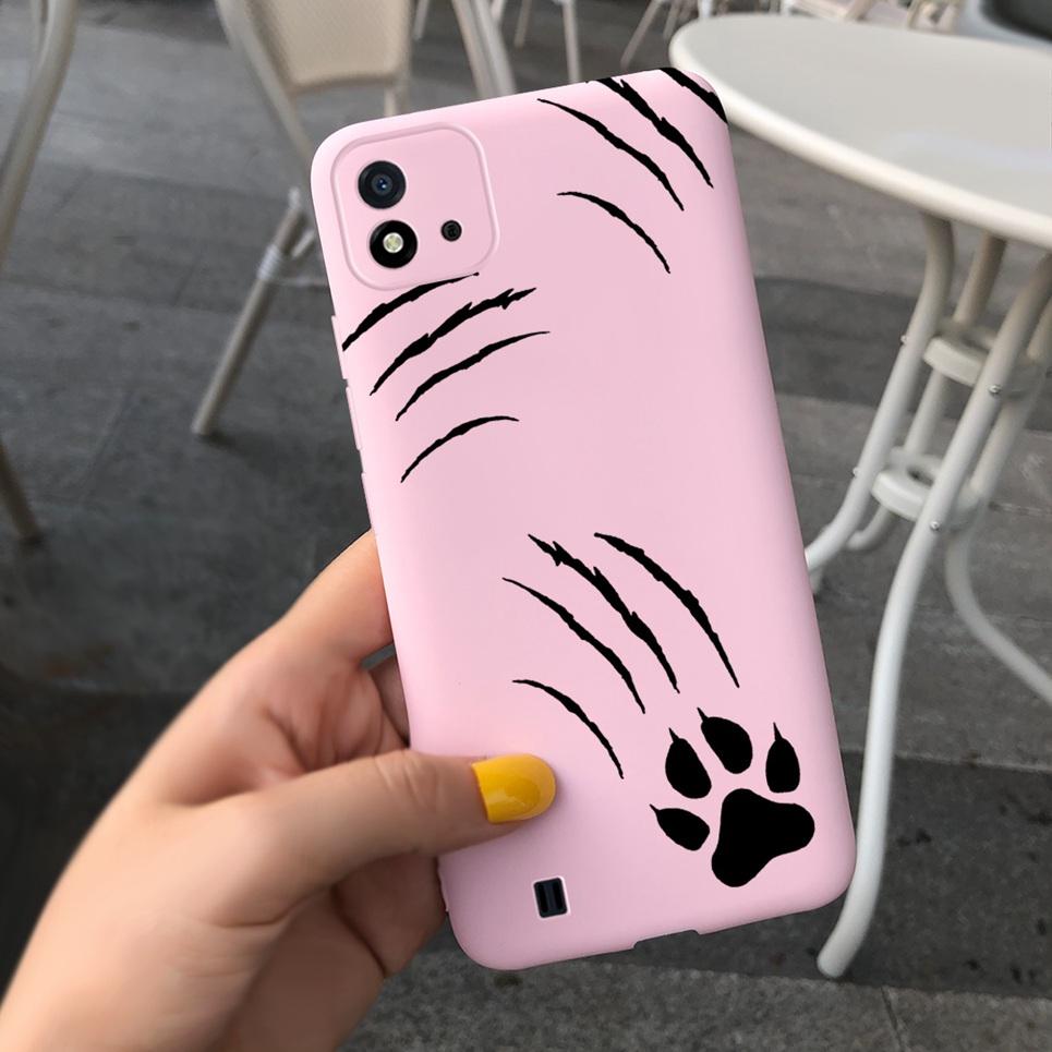 Candy Phone Case For Realme C11 2021 Case 6.52" Cartoon Child Girl Back Cover Shell For Oppo Realme C11 C 11 RMX3231 Silicone