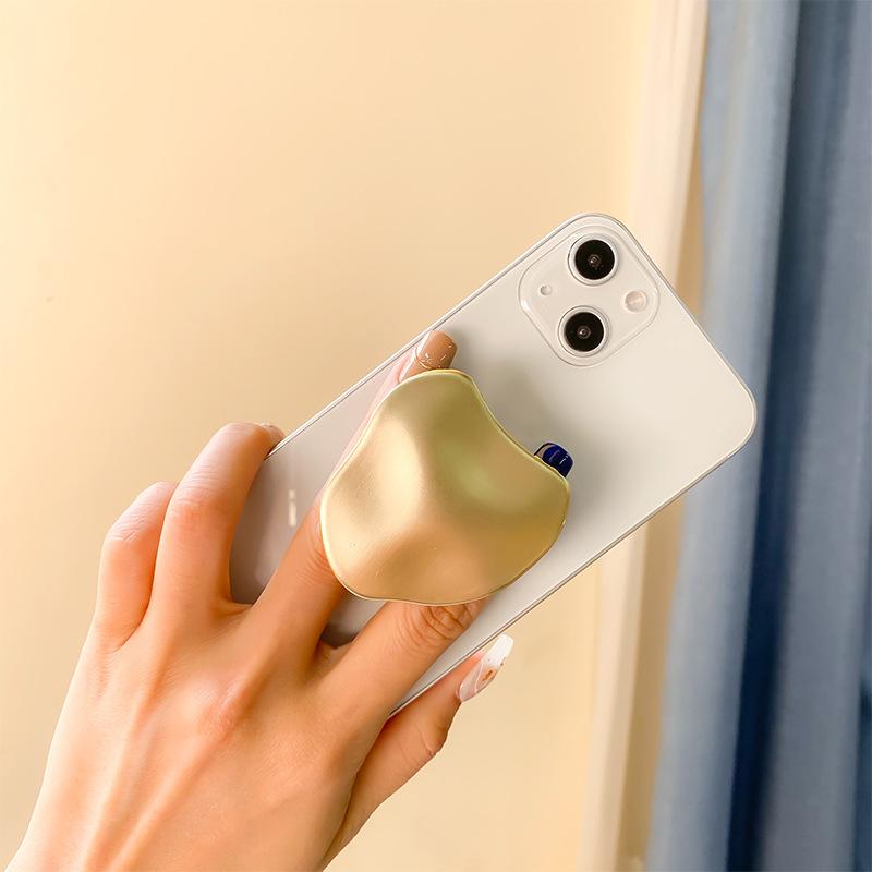 Metal Advanced Inductive Plating Mobile Phone Airbag Bracket Paste Retractable Desktop Air Cushion Support Back Stick Ring Buckle