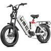 Juliet II Black/White 1500W Motor Power 52V60AH Battery 20 * 4.0-inch Tire Ximano 7-speed Color Instrument Hydraulic Brake Electric Bicycle