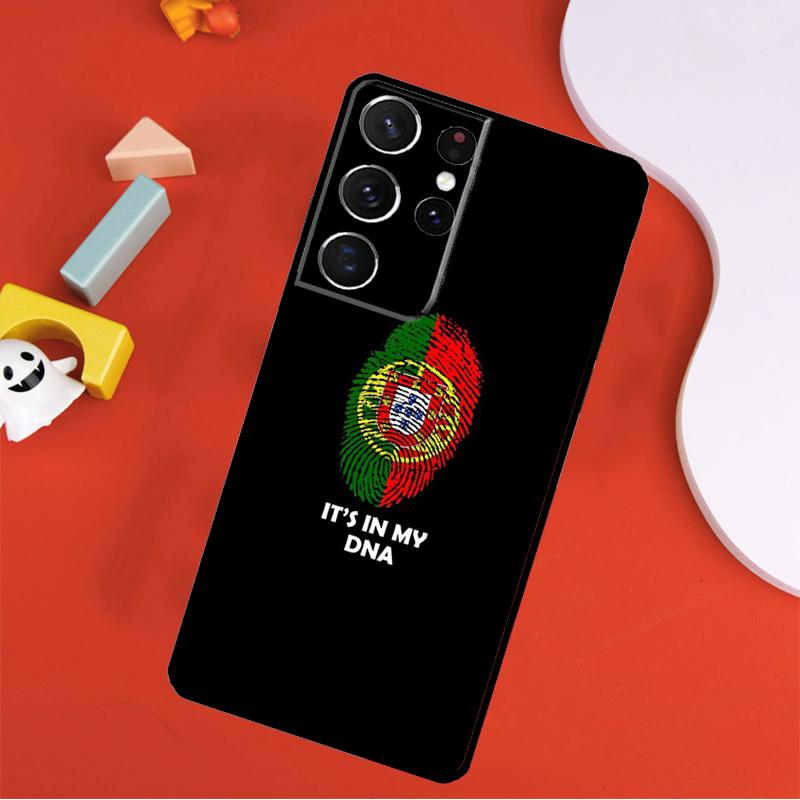 Portugal Flag Phone Case For Samsung Galaxy S25 Ultra S24 Ultra S9 S10 S20 S21 S22 S23 Plus S24 FE Cover